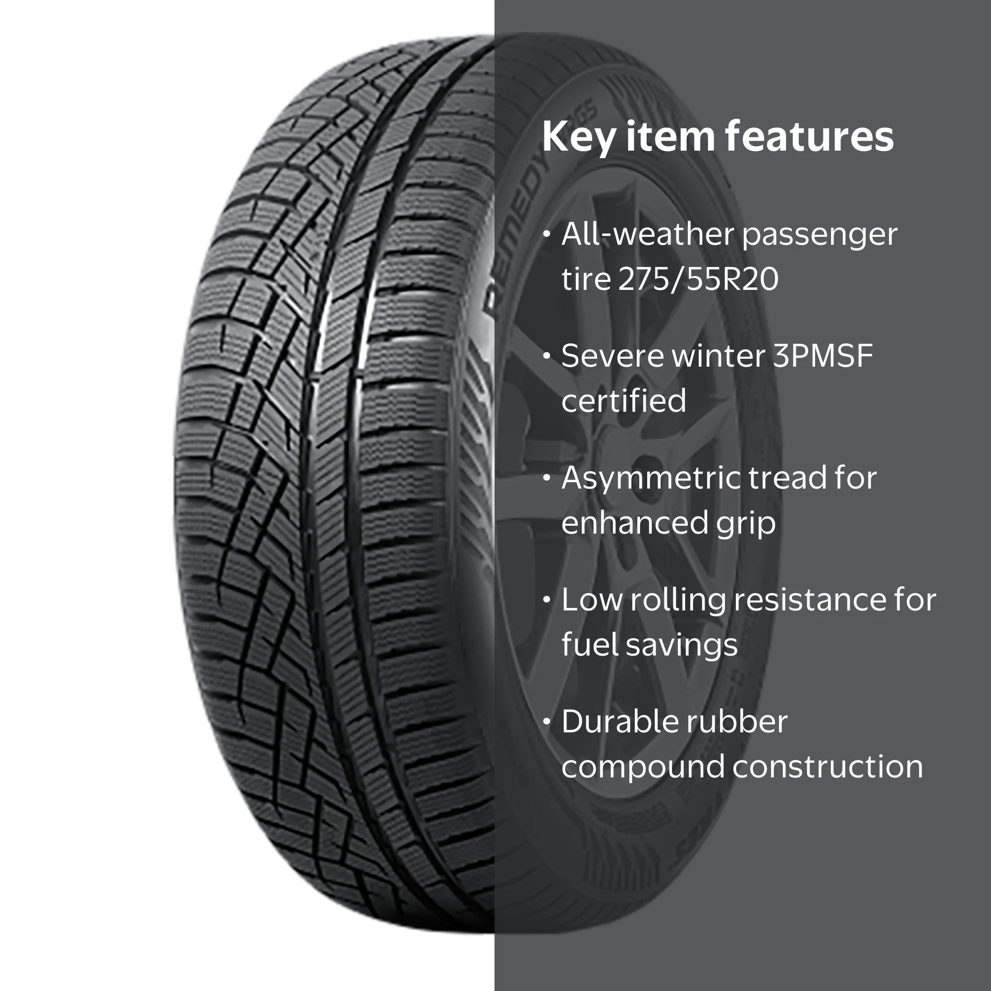 Nokian Remedy WRG5 All Weather 275/55R20 113V Passenger Tire