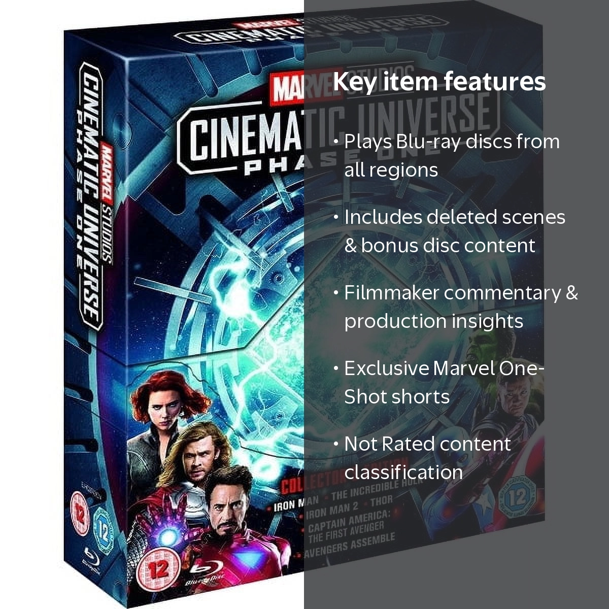 Marvel Studios Cinematic Collection Phase 1: Iron Man, Captain