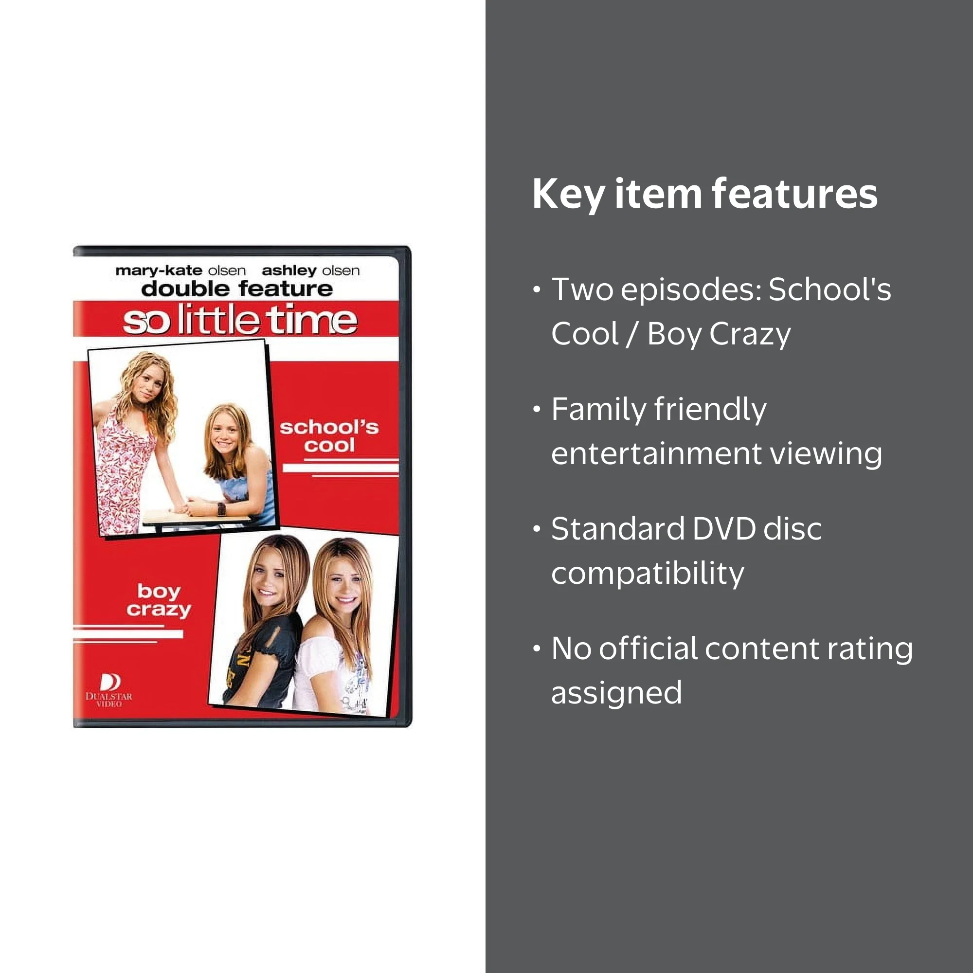 Mary-Kate and Ashley So Little Time - School's Cool/Boy Crazy (DVD