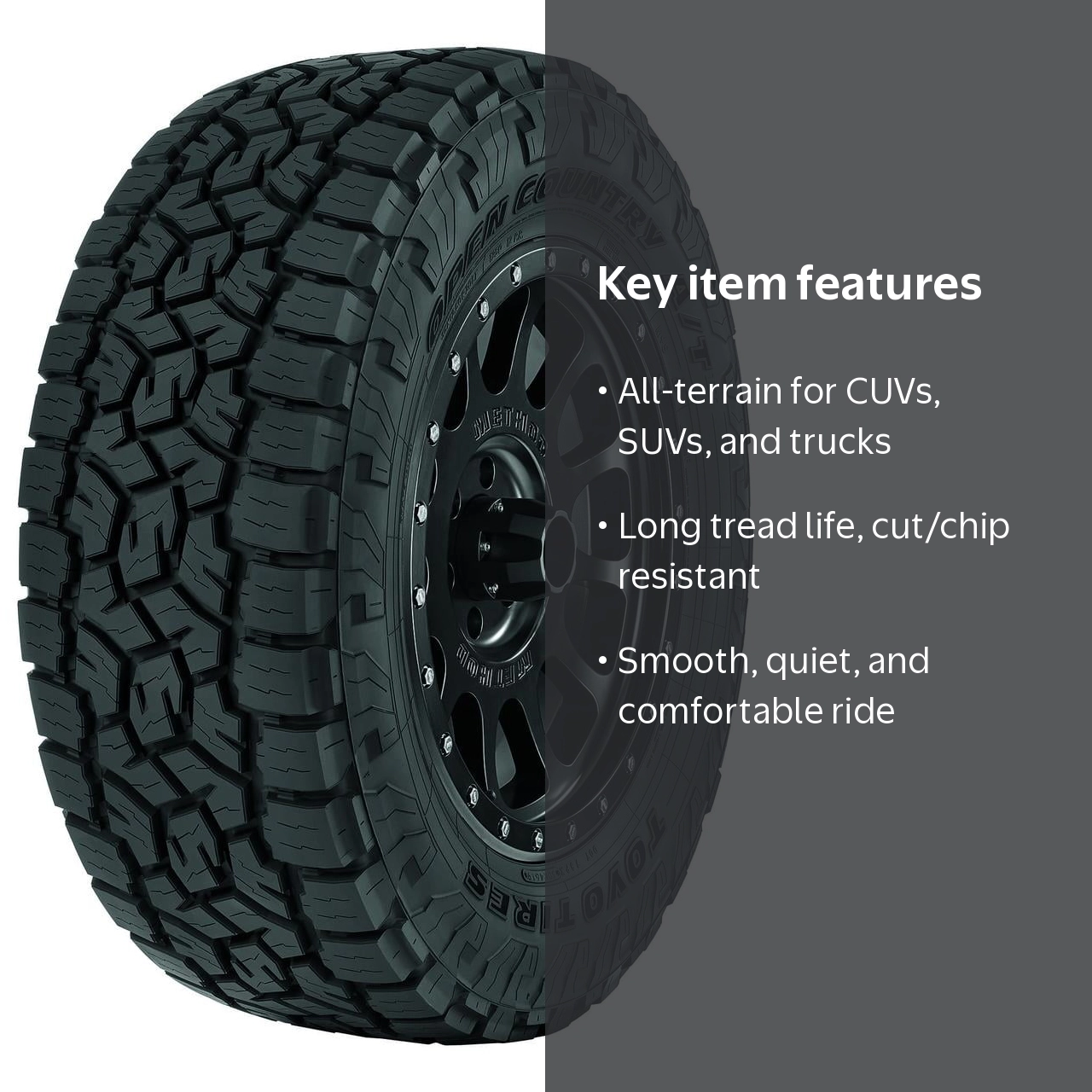 Toyo, Light Truck Tire, 215/65R17 103T XL, All Terrain - Walmart.com