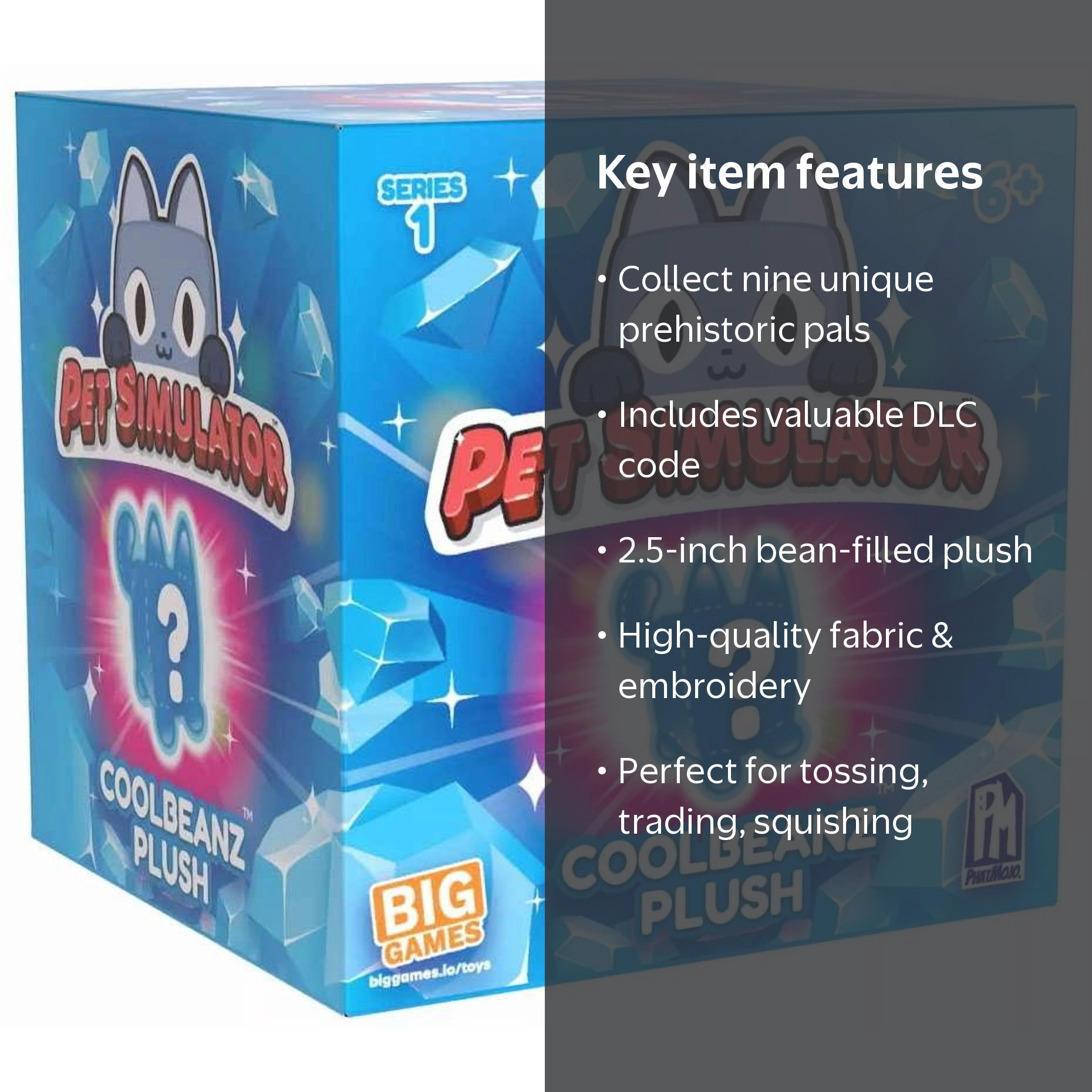 Pet Simulator X Series 1 Coolbeanz Mystery Pack (1 RANDOM Plush