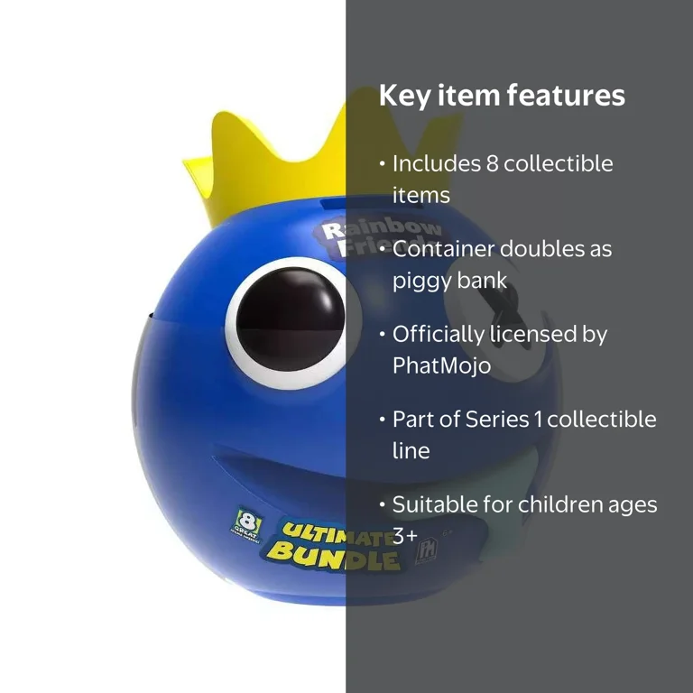 Rainbow Friends Series 1 Ultimate Blue Head Bundle Set - Character
