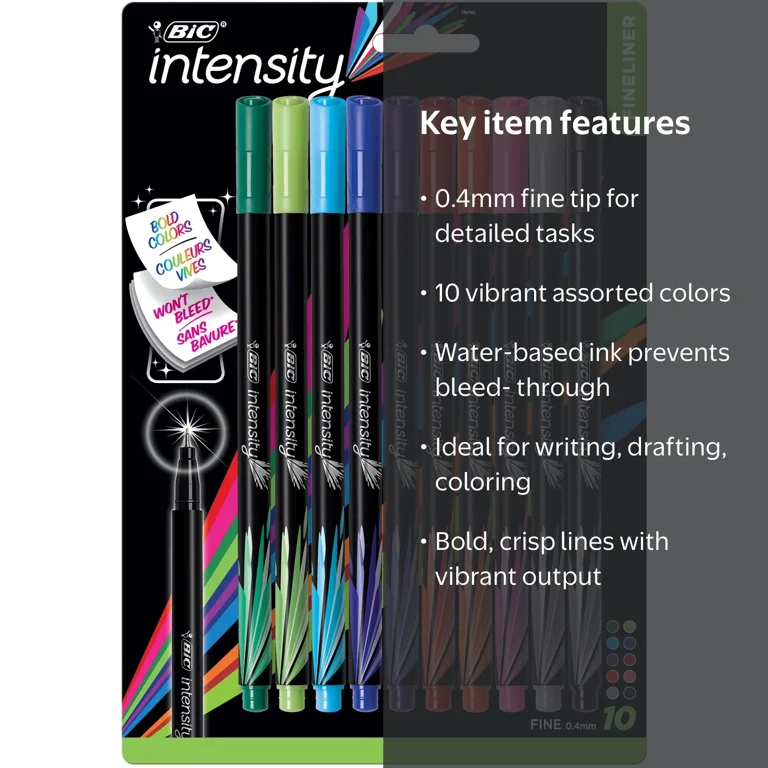 fineliner bic intensity fine point