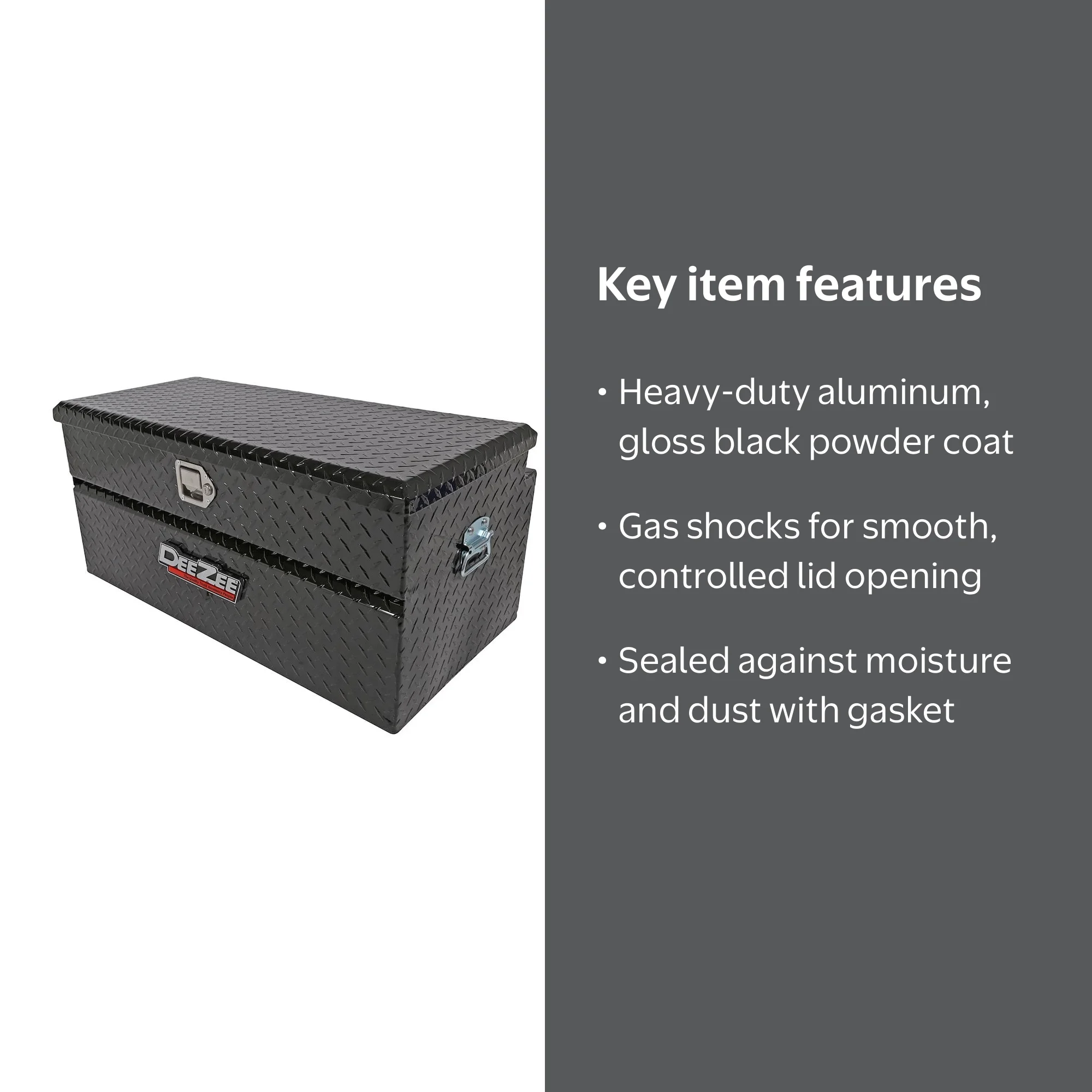 Deezee Universal Tool Box - Red Chest Black BT 37In - Walmart.com