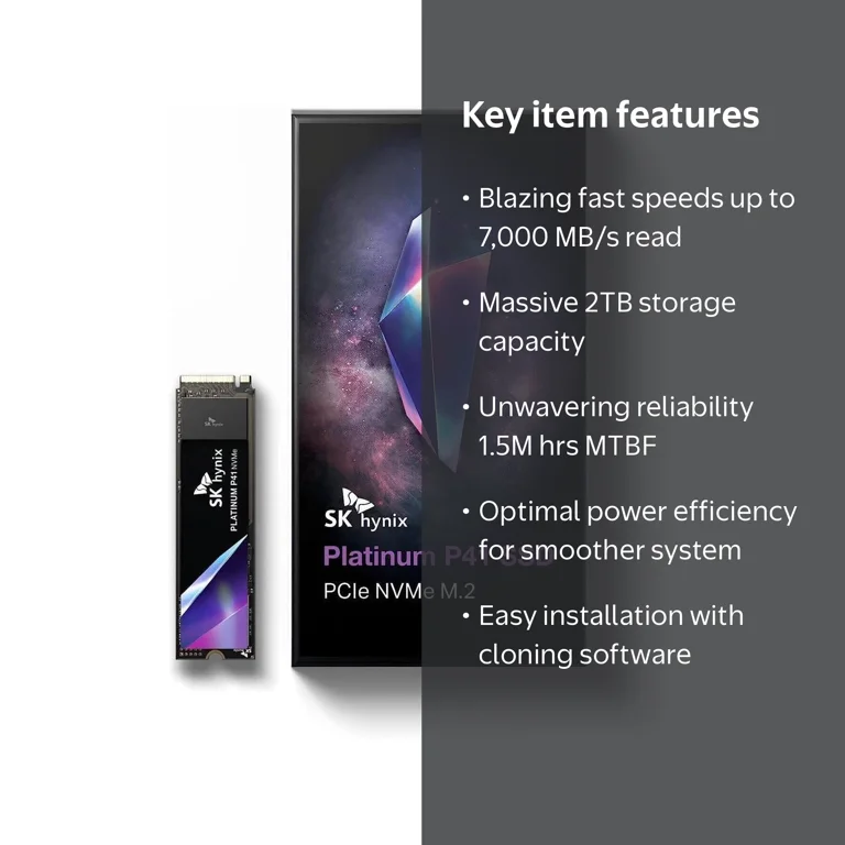 Free Shipping! SK hynix Platinum P41 M.2 SSD 2TB NVMe PCIe Gen4.0