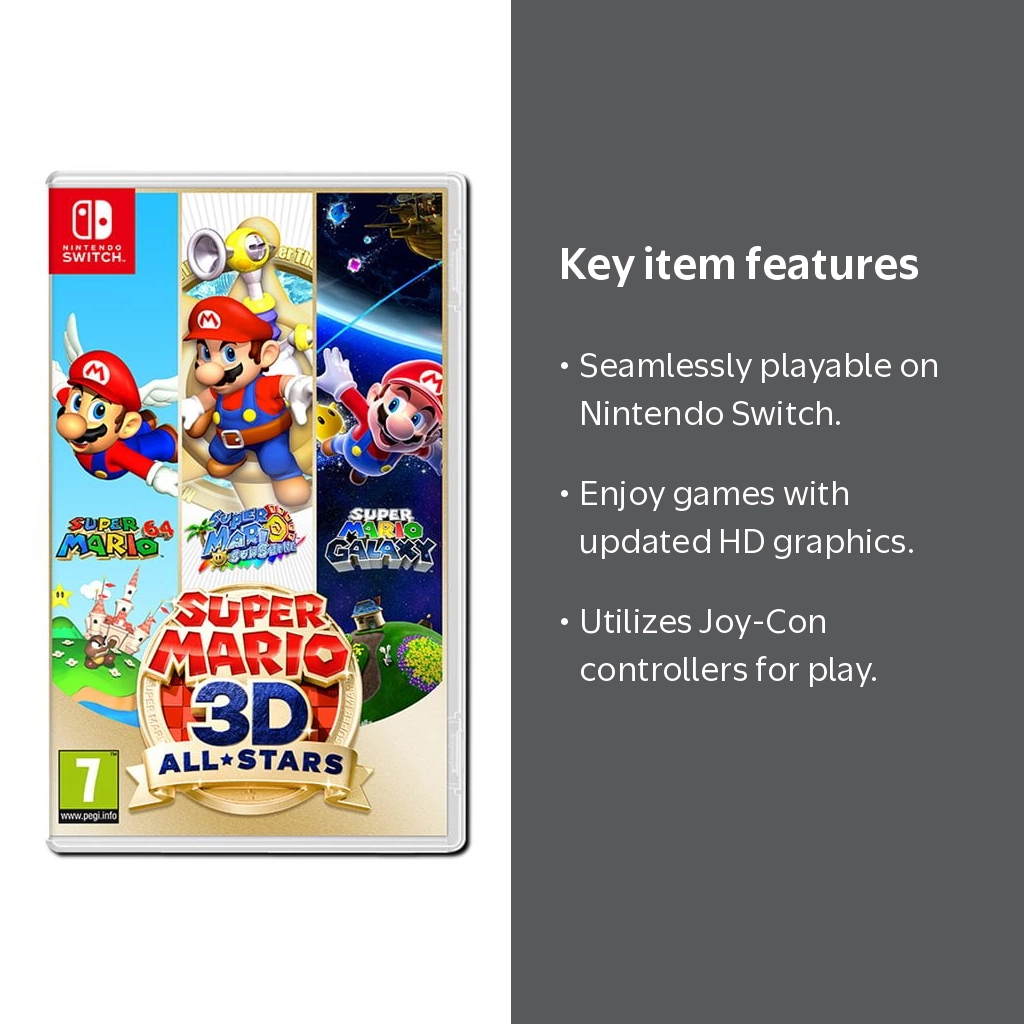 Nintendo Switch - Super Mario Bros 3D All-Stars Original Games