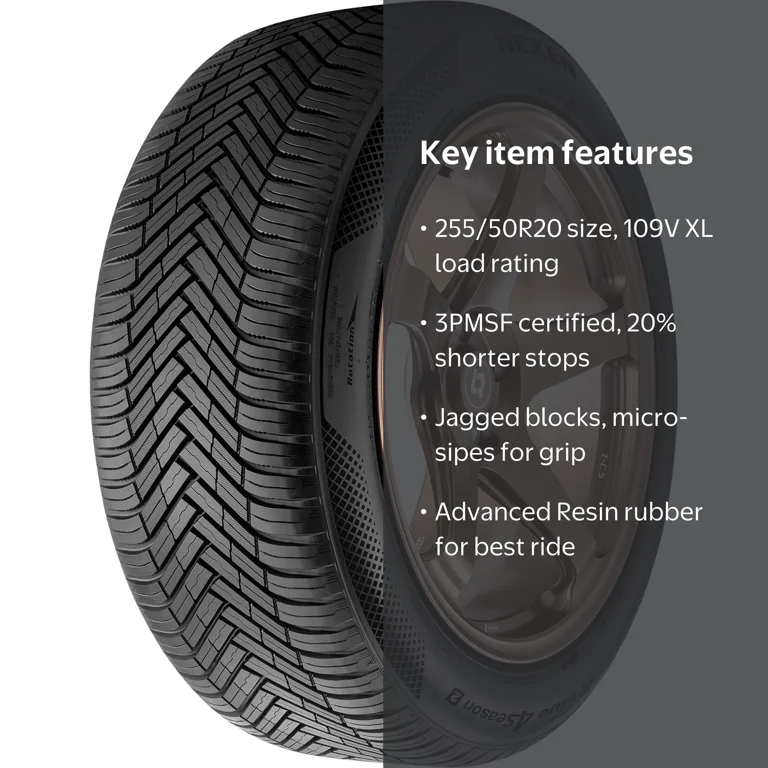 Nexen N Blue 4S 2 All Weather 255/50R20 109V XL Passenger Tire