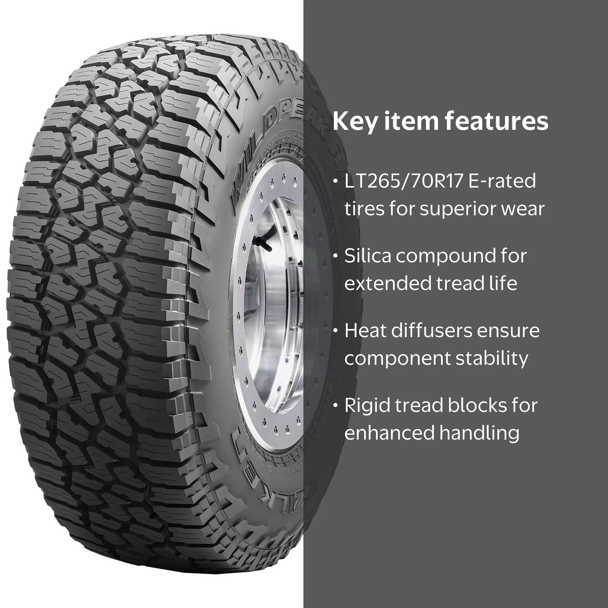 Falken Wildpeak A/T3W LT265/70R17/10 121/118S BW All Terrain Snow