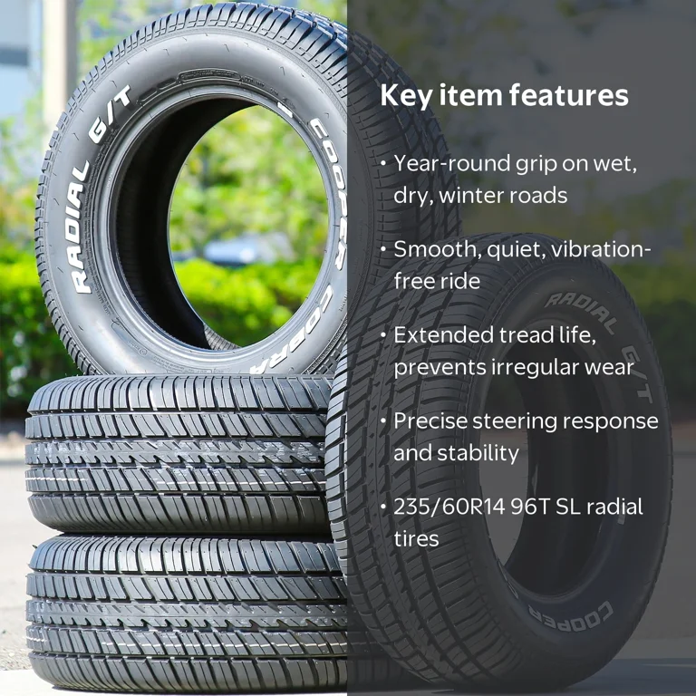 Cooper Cobra Radial G/T Tires, 235/60R14 96T, All Season Touring
