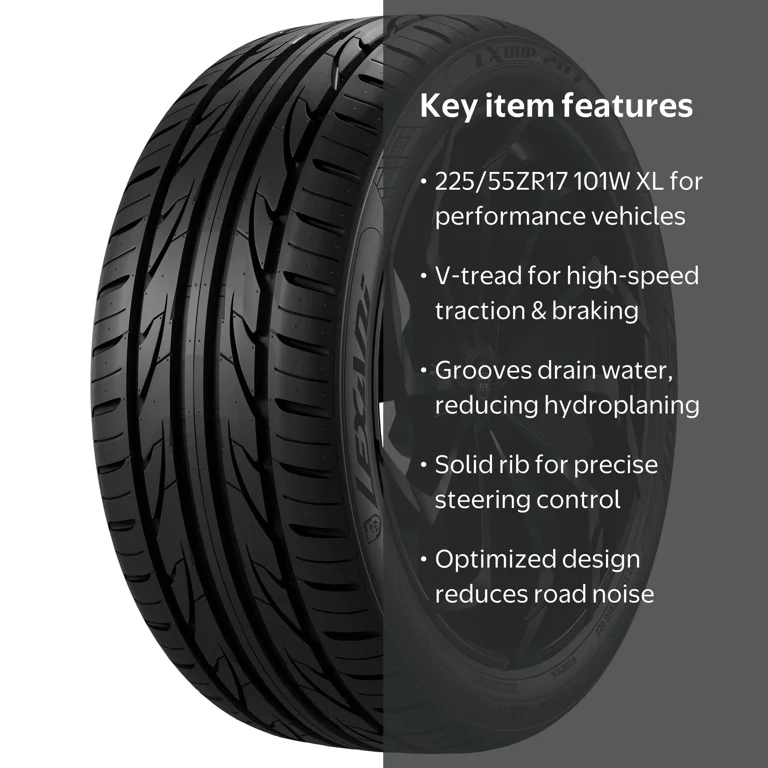Lusy Lexani, Passenger Tire, 225/55ZR17, UHP All Season, XL - Walmart.com