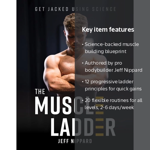 Jeff Nippard, Book, The Muscle Ladder, Science-Based Fitness Guide
