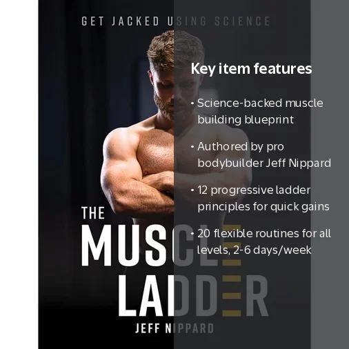 Jeff Nippard, Book, The Muscle Ladder, Science-Based Fitness Guide