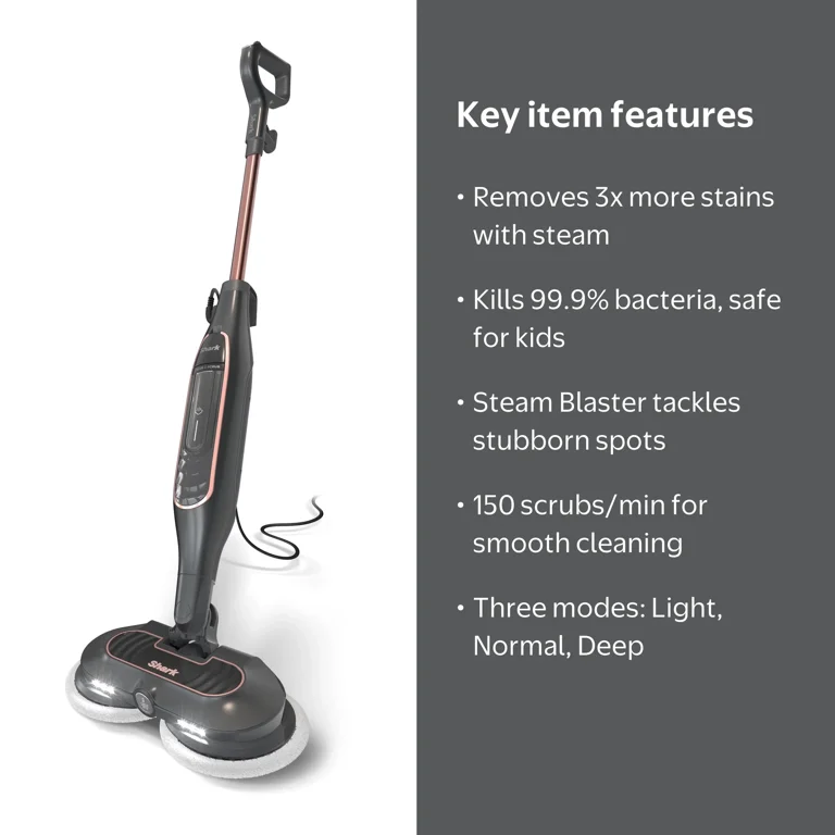 Shark Floor Mop & Scrubber with Steam Blaster Technology - S7201