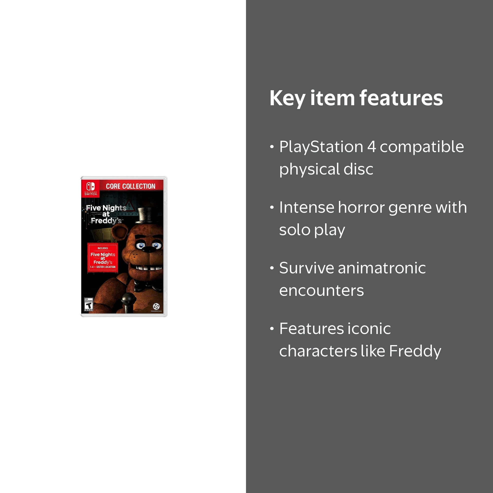 Five Nights at Freddy's Core Collection PlayStation 4 with Five