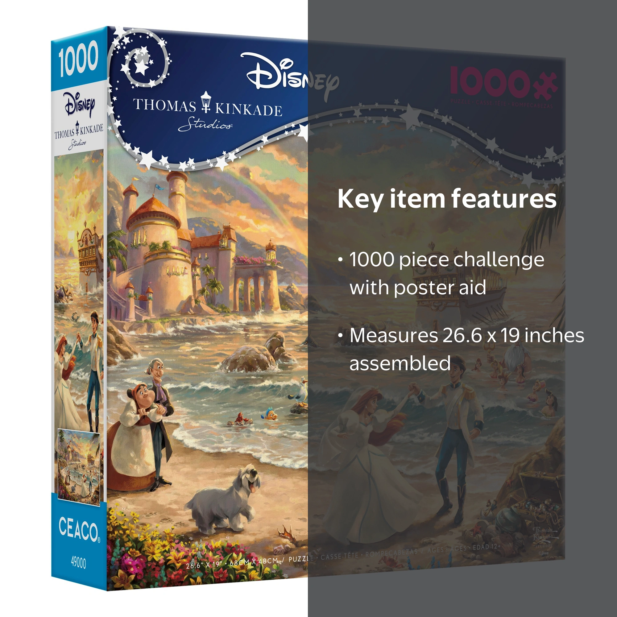 Ceaco 1000 Piece The Little Mermaid Celebration of Love