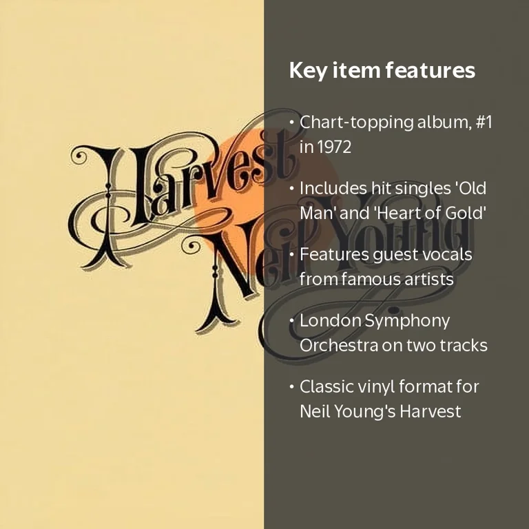 Reprise, Vinyl, Neil Young Harvest Music & Performance - Walmart.com