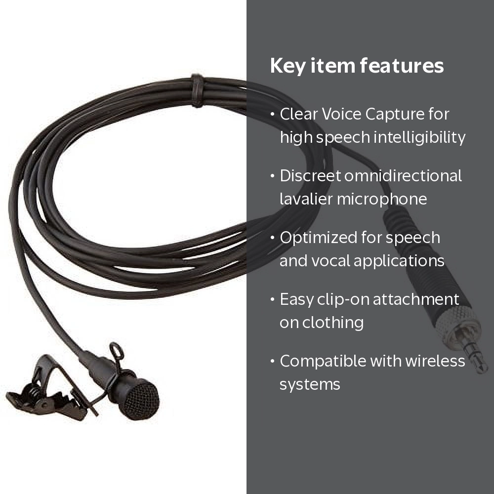 Sennheiser ME 2-II Omnidirectional Lavalier Microphone w/ Locking