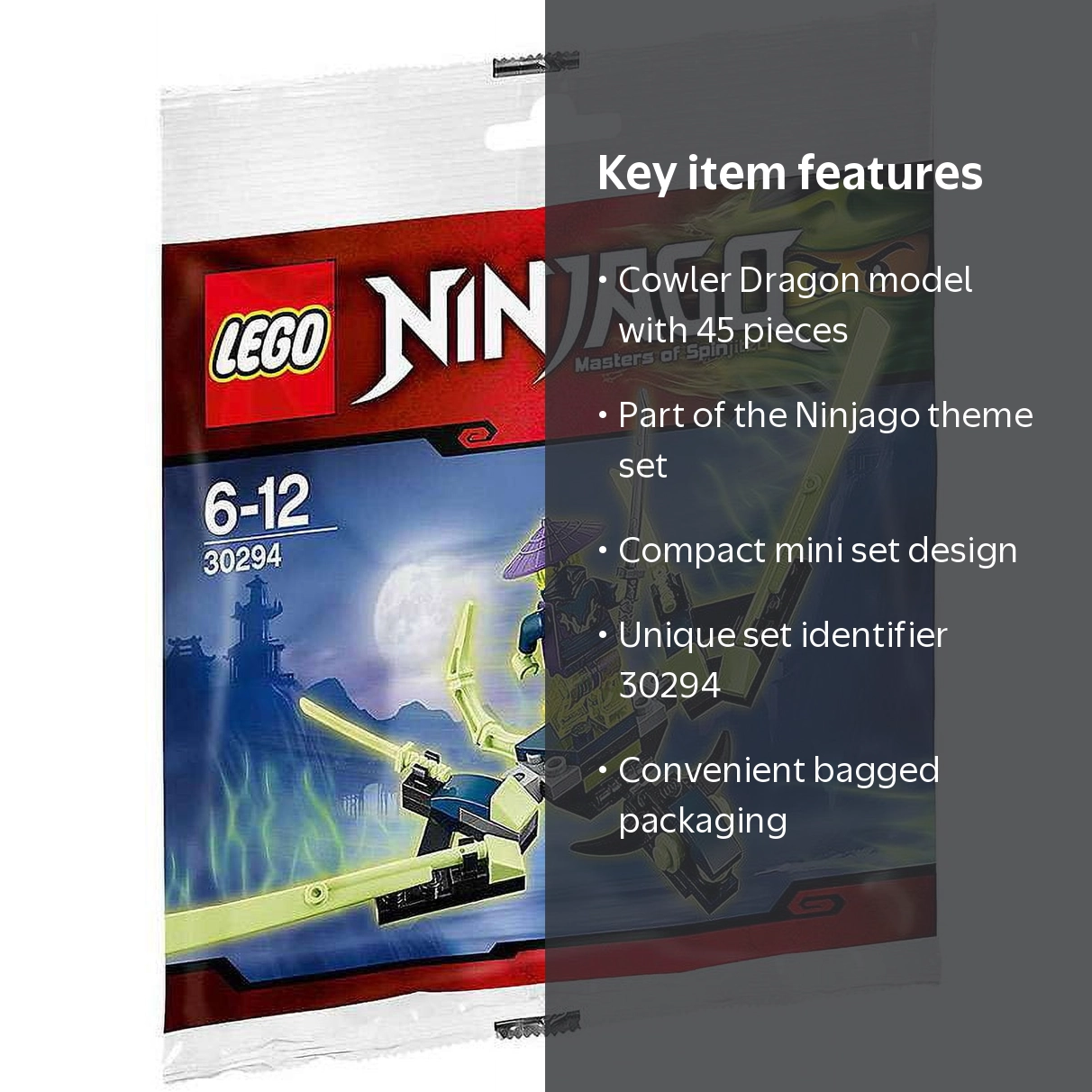 LEGO Ninjago The Cowler Dragon Mini Set #30294 [Bagged] - Walmart.com