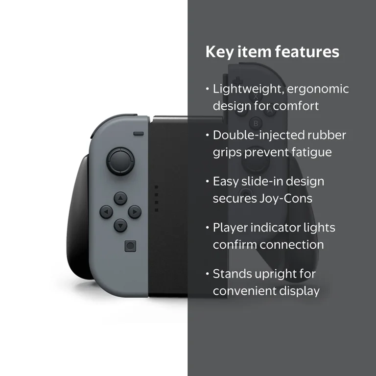 PowerA, Joy-Con Comfort Grip, for Nintendo Switch, Black - Walmart.com