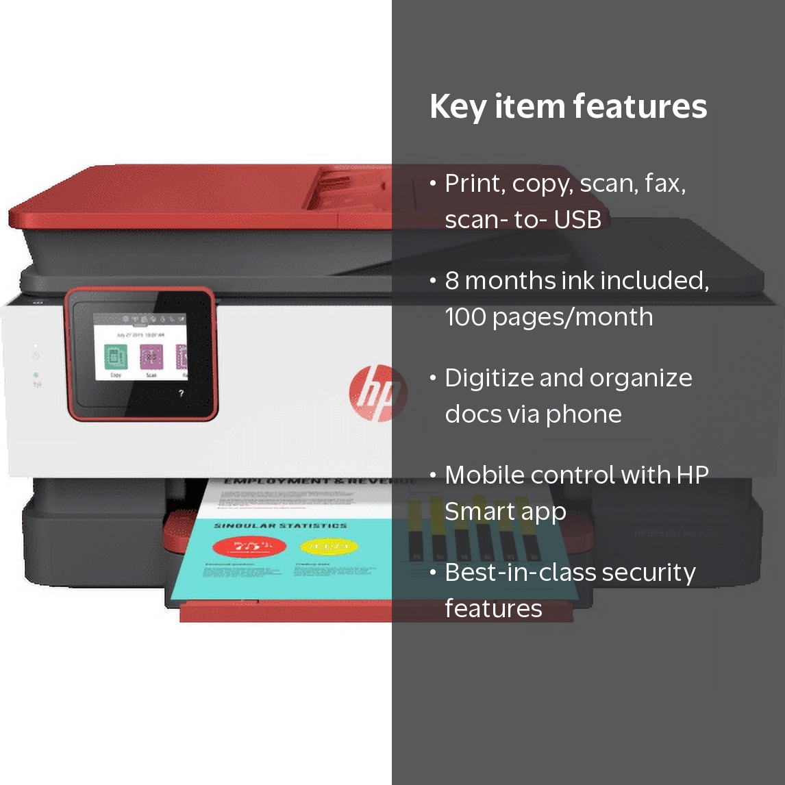 HP OfficeJet 8035 Printer - Printers for electronics retail