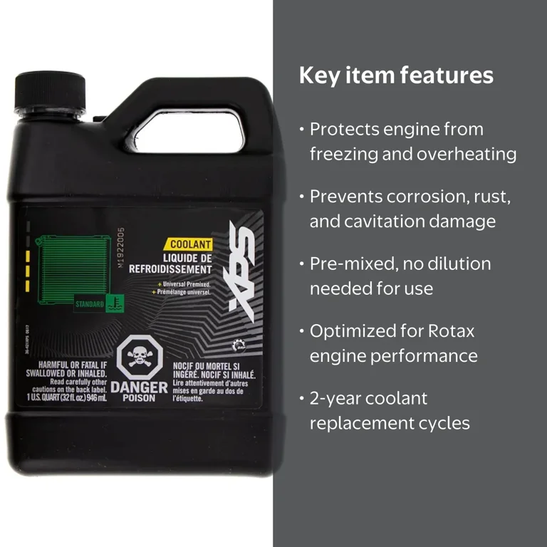 CAN AM OEM XPS Universal Pre-Mixed Green Coolant 1 Quart for