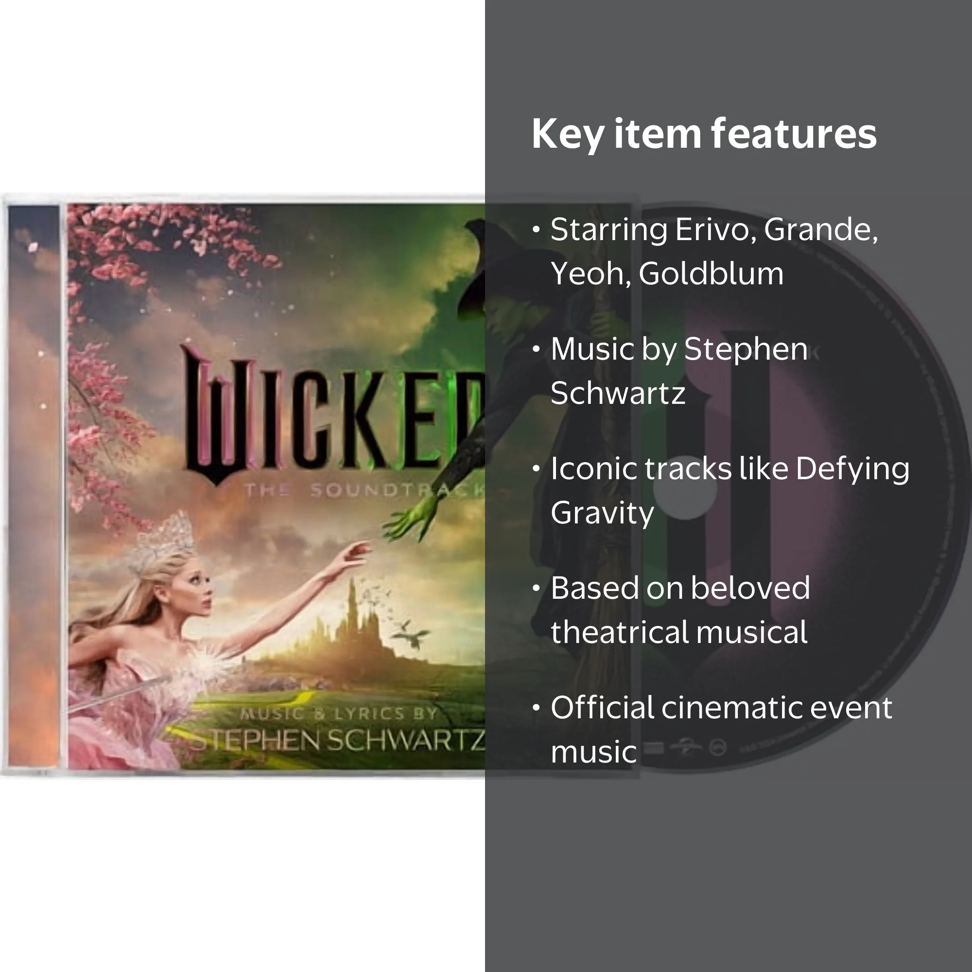 Republic Records, Soundtrack CD, Wicked Original Soundtrack