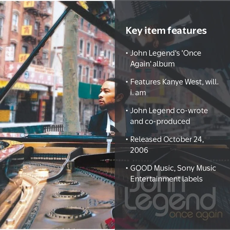 John Legend - Once Again - Music & Performance - CD - Walmart.com