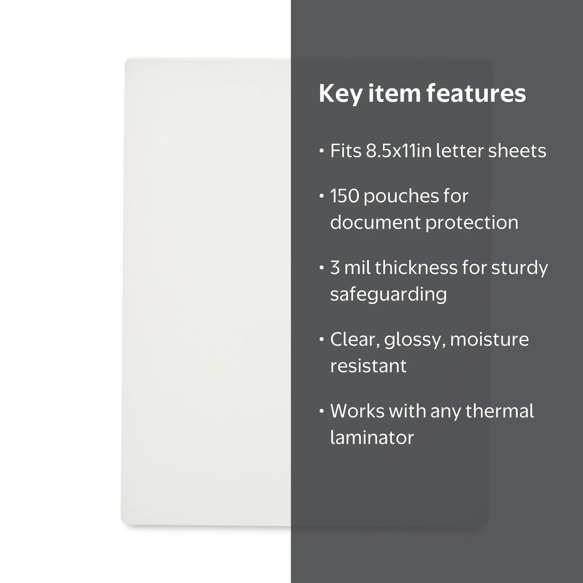 Pen + Gear Laminating Pouches, 8.5