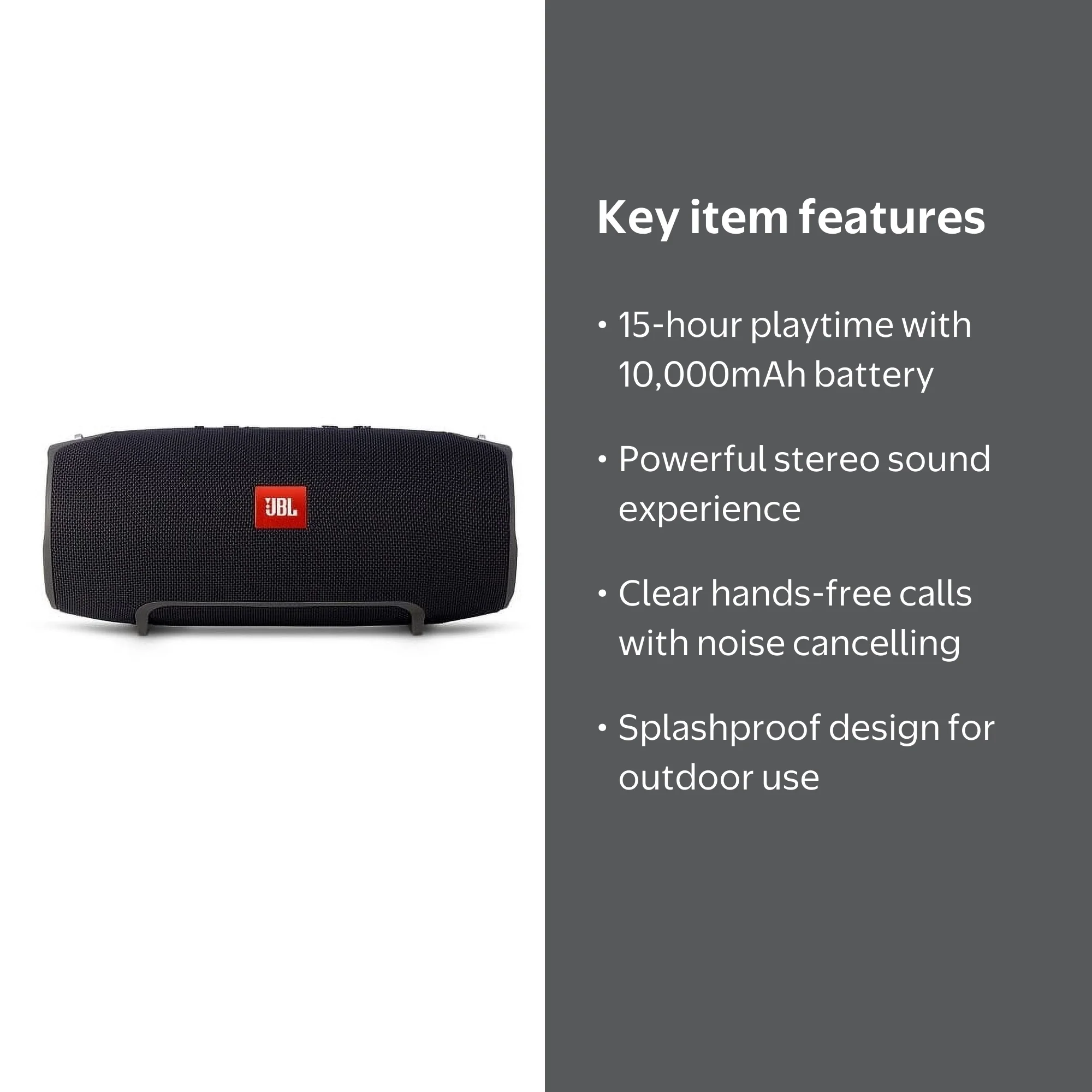 JBL Xtreme 2 Portable Wireless Bluetooth Speaker, Waterproof, Loud