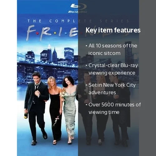 SDS, Friends: The Complete Series Blu-ray Set with All 10 Seasons
