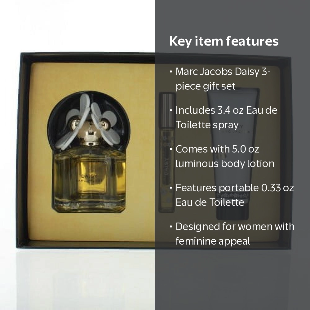 Marc Jacobs, Daisy Women Gift Set, 3.4 oz Eau de Toilette Spray