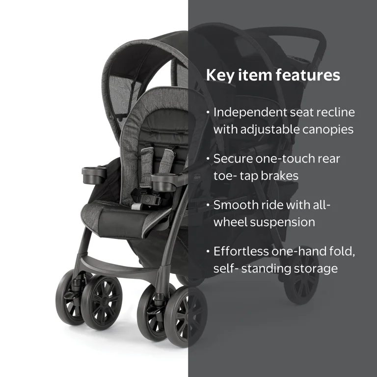 Chicco Cortina Together Double Stroller for Infants and Toddlers