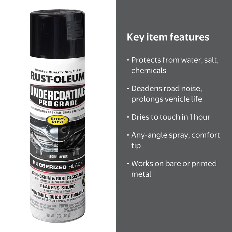 Rust-Oleum, Automotive Rubberized Undercoating Spray, 248656