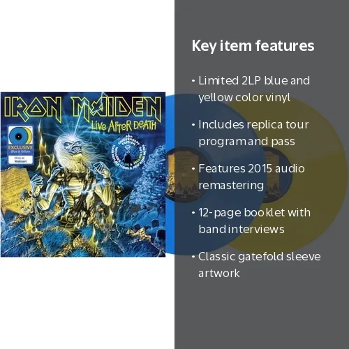 Iron Maiden - Live After Death (Walmart Exclusive) - 2LP Vinyl