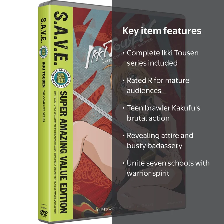 Ikki Tousen: The Complete Series - S.A.V.E. - Walmart.com