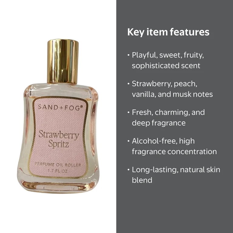 Sand + Fog Strawberry Spritz Perfume Oil Roller 1.7 oz - Walmart.com