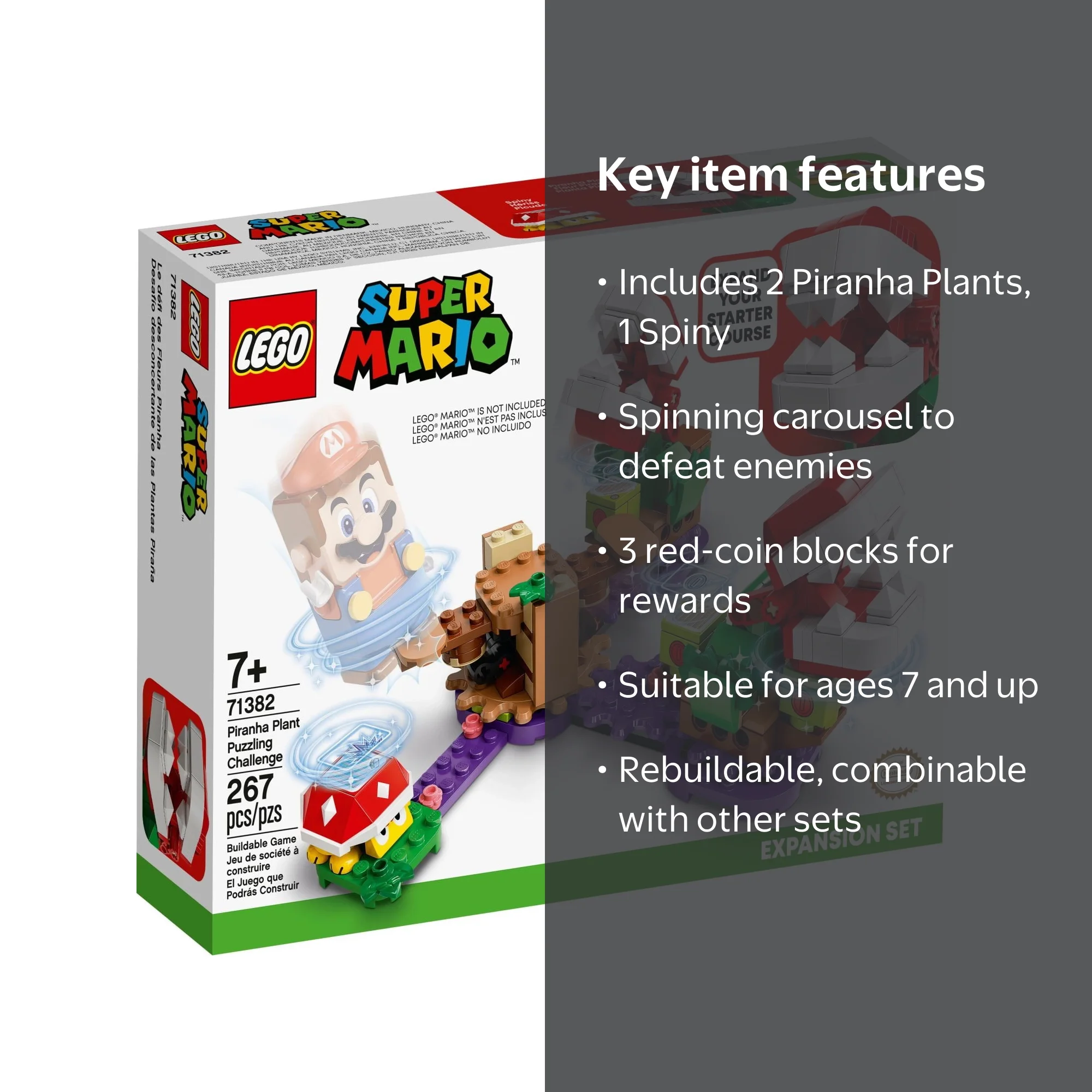 ががぴーページ LEGO Super Mario Piranha Plant Puzzling Challenge Set 71382