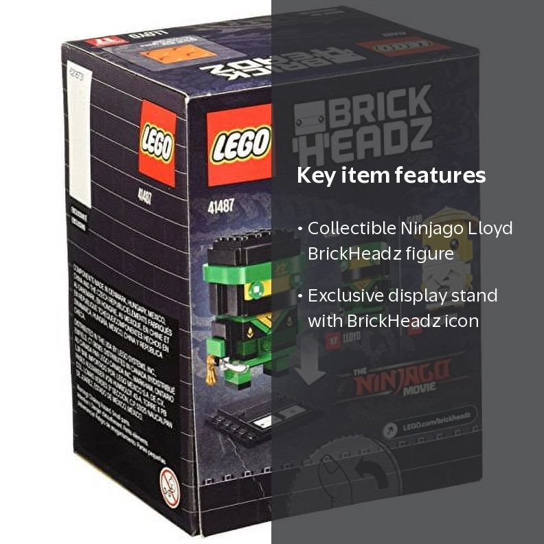 いるかっちゃん様 LEGO BrickHeadz Lloyd 41487 Ninjago Building Set - Walmart.com
