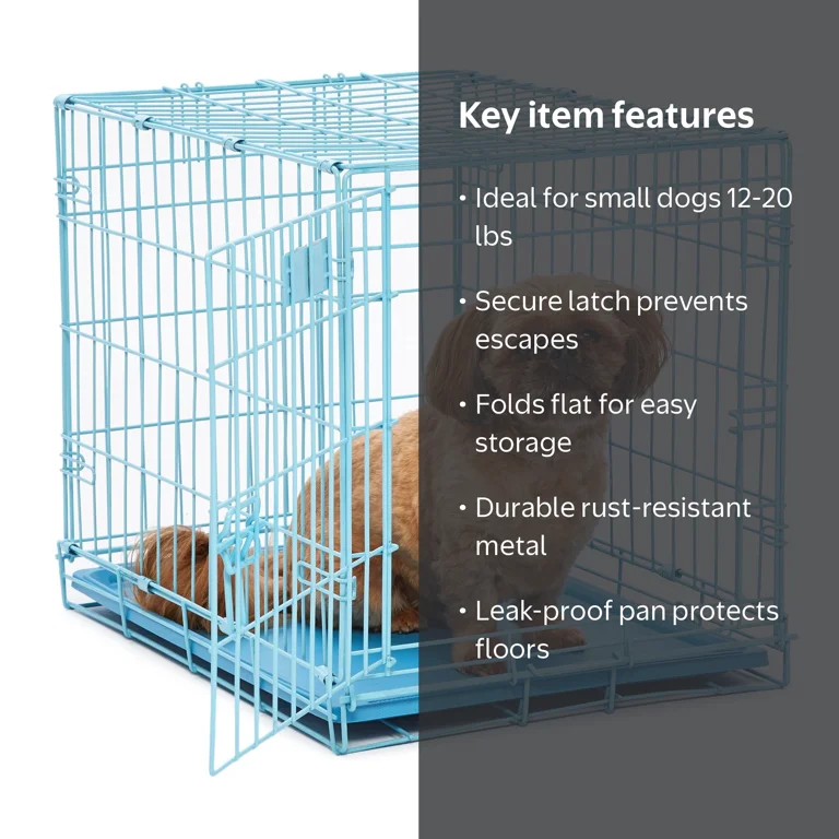MidWest Homes For Pets, Dog Crate, 24-Inch, Single Door - Walmart.com