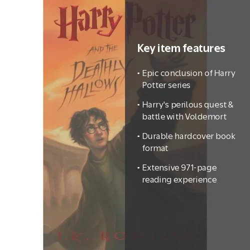 Harry Potter Harry Potter and the Deathly Hallows, Book 7