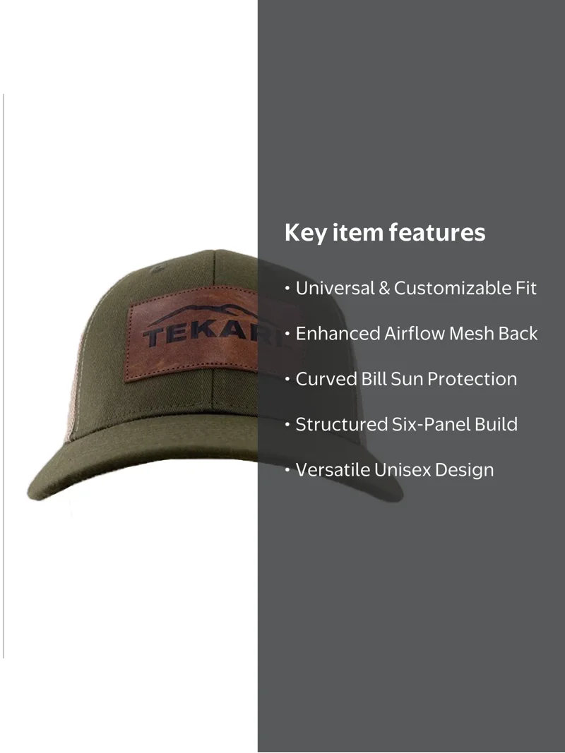 Tekari Unisex Mesh Back Hunting Cap - Walmart.com