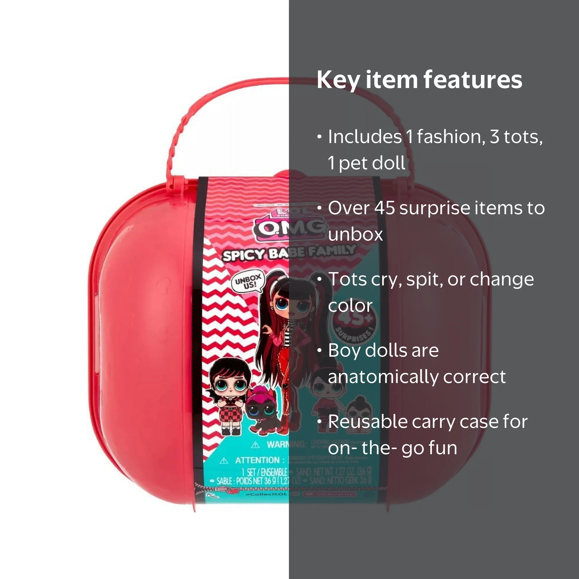 Walmart Exclusive - LOL Surprise OMG Spicy Babe Family Doll Pack