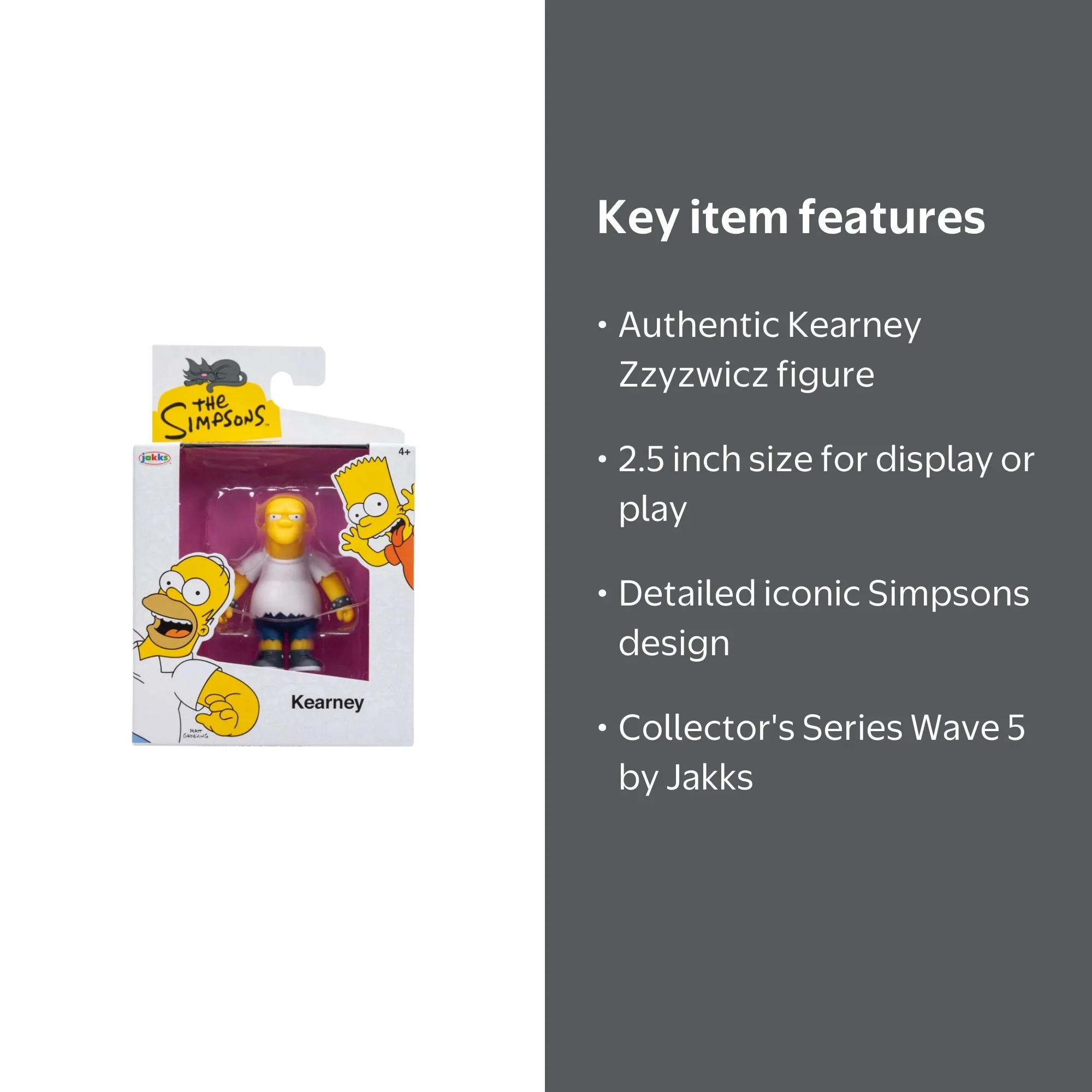 The Simpsons Wave 5 Kearney Zzyzwicz Mini Figure - Walmart.com