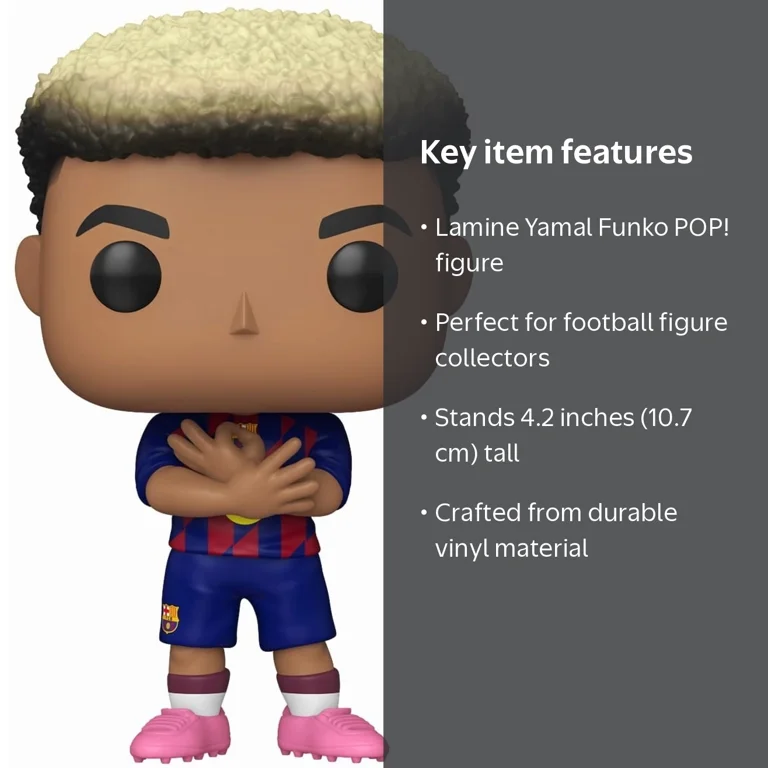 Funko, POP! Football: FC Barcelona - Lamine Yamal, 4.2 in