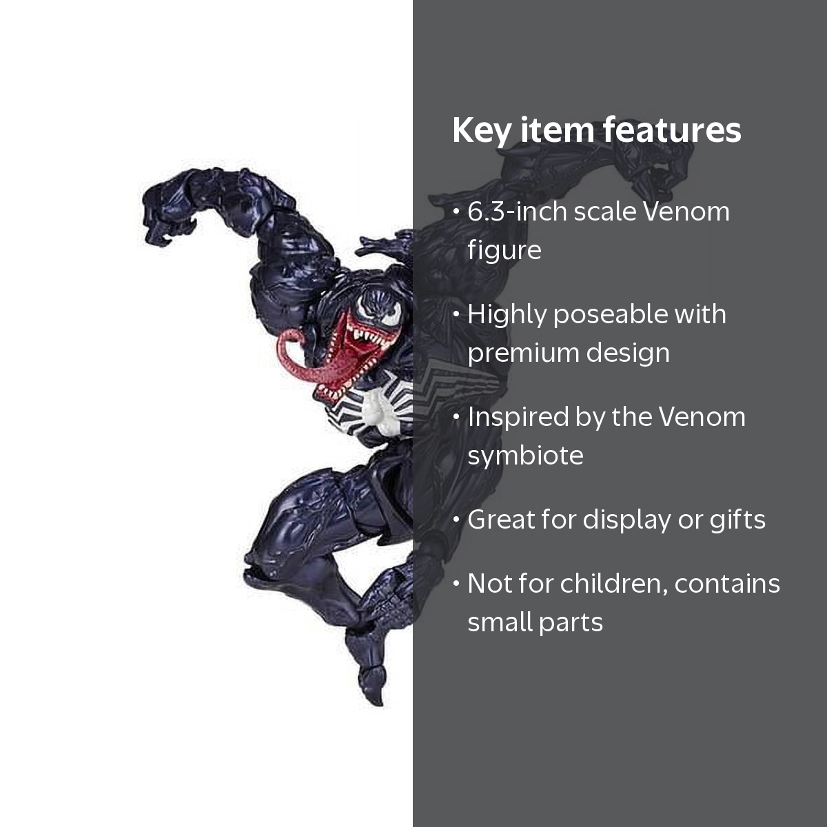 Kaiyodo Revoltech Amazing Yamaguchi 003 Venom Reissue Action