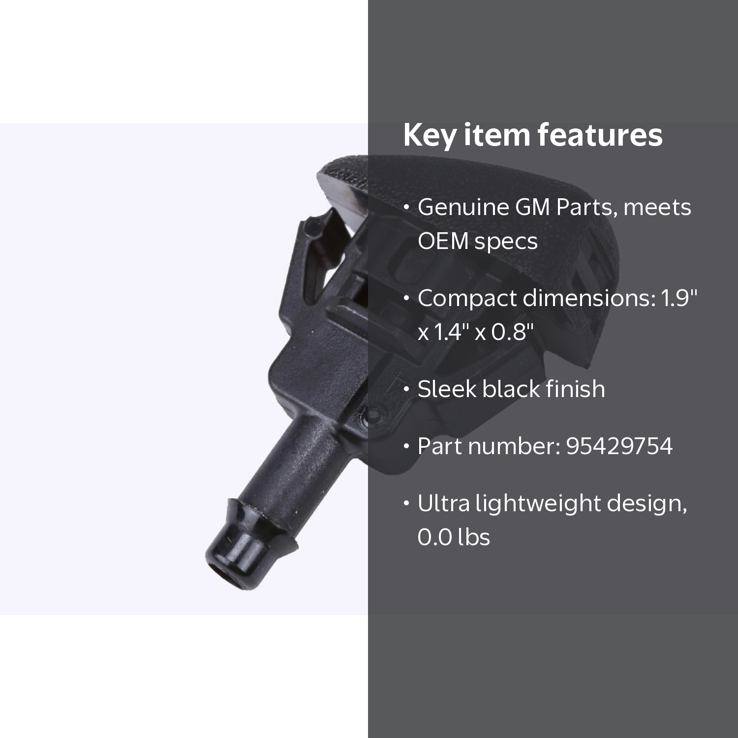 GM Genuine Parts 95429754 Windshield Washer Nozzle - Walmart.com
