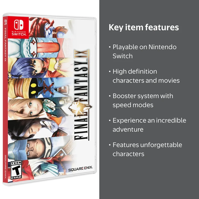 Square Enix, Video Game, Final Fantasy IX for Nintendo Switch