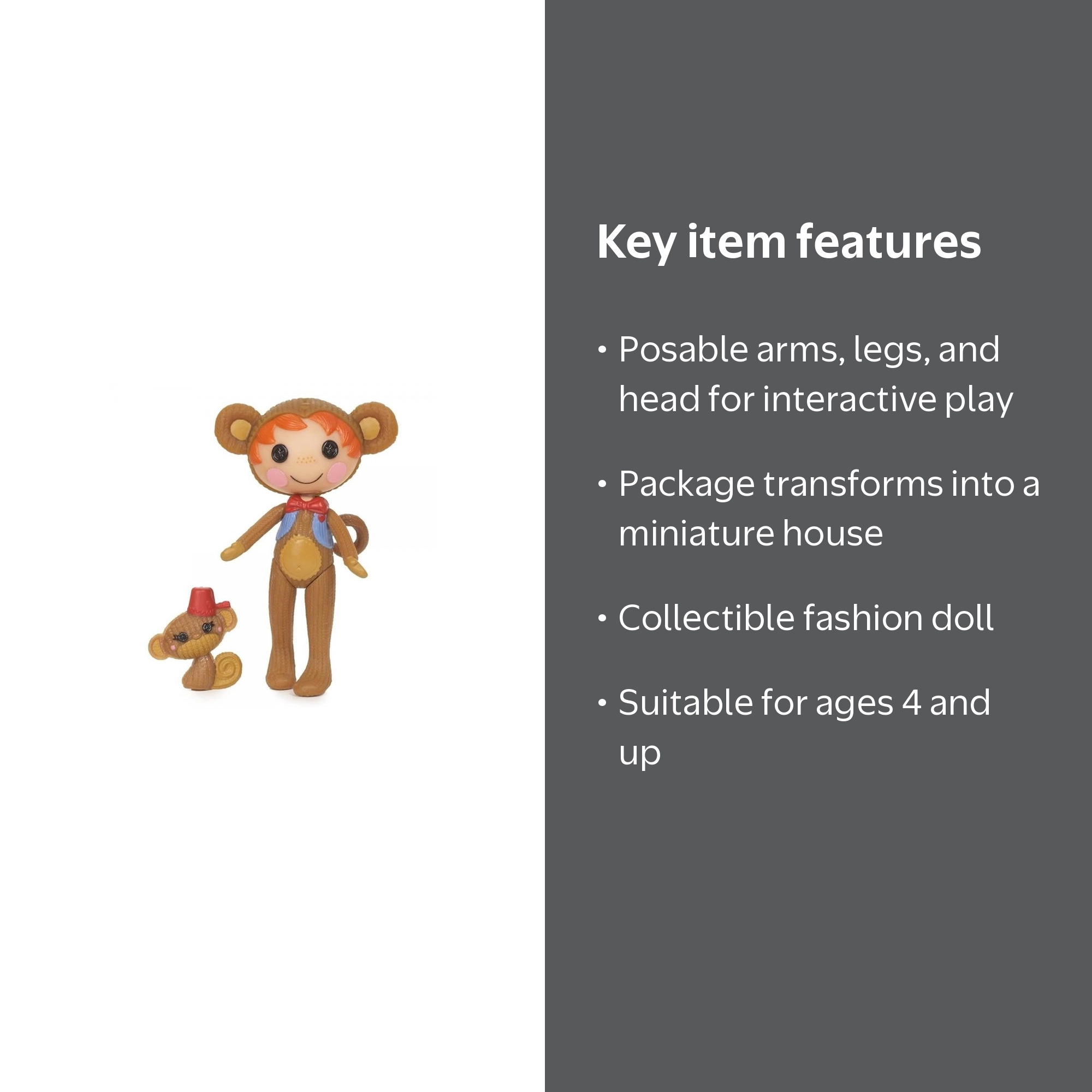Mini Lalaloopsy Silly Fun House Ace Fender Bender Doll - Walmart.com