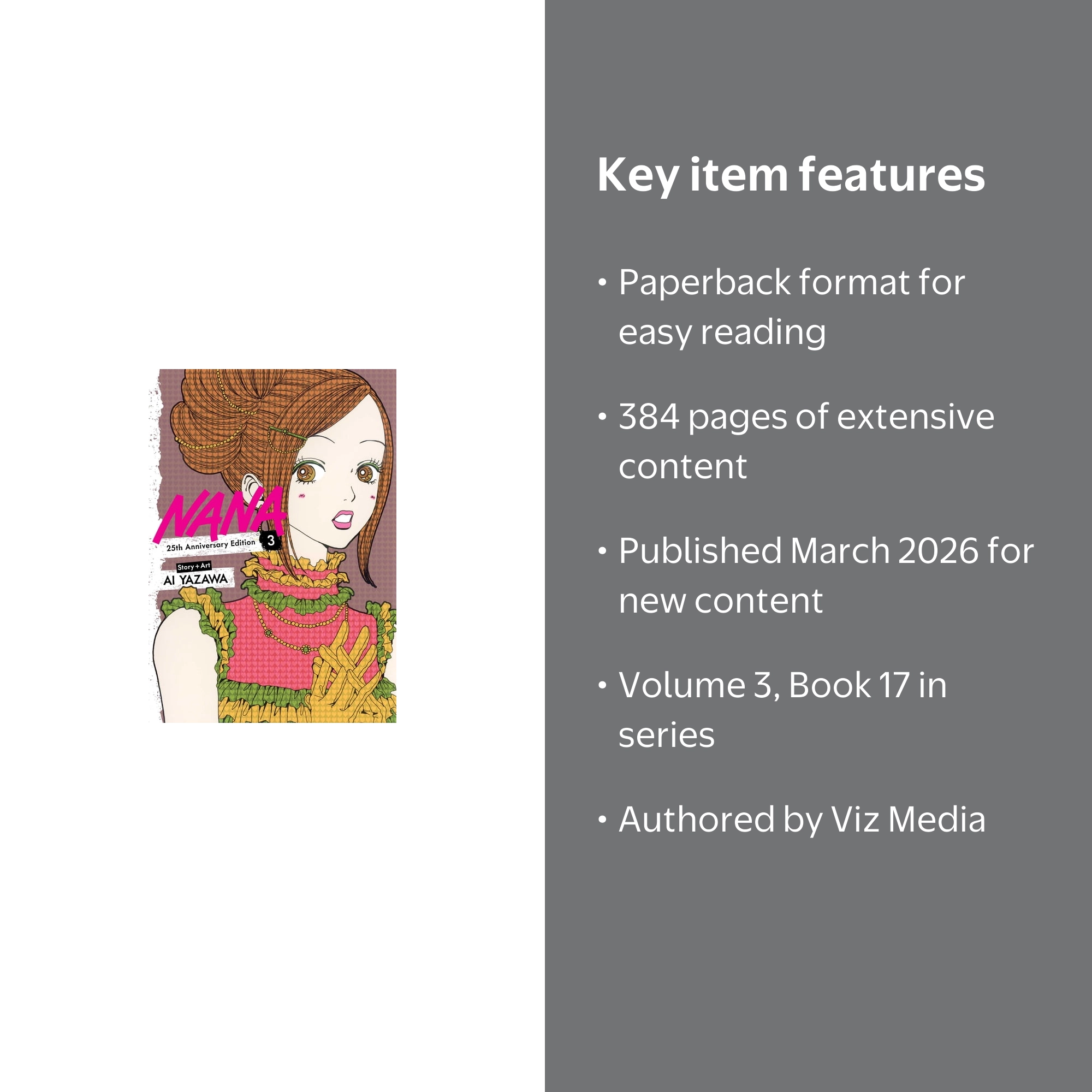 Nana 25th Anniversary Edition Nana 25th Anniversary Edition, Vol