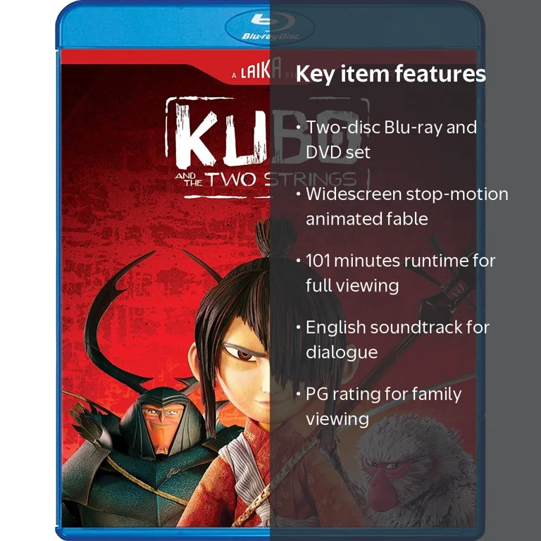 Kubo and the Two Strings (Laika Edition) (Blu-ray + DVD) - Walmart.com